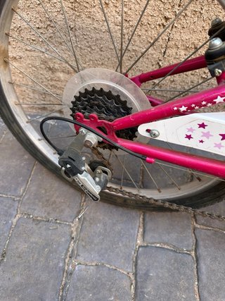 Bicicleta infantil rosa 20