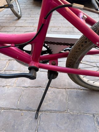 Bicicleta infantil rosa 20