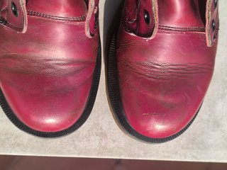 Stivali Dr Martens -MIE- UK 4 EU 37 Bordeaux