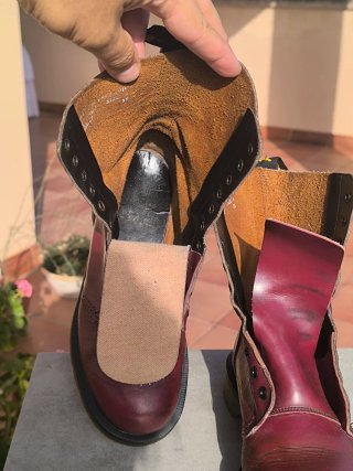 Stivali Dr Martens -MIE- UK 4 EU 37 Bordeaux