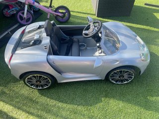 Coche Eléctrico Infantil Porsche Gris