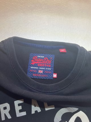 Camiseta Superdry Hombre Talla S Negra