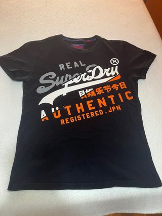 Camiseta Superdry Hombre Talla S Negra