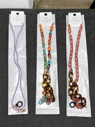 Cadenas para colgar las gafas (3 unidades)
