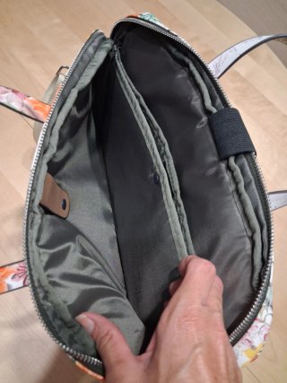 Bolso cartera portátil estampado floral