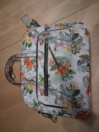 Bolso cartera portátil estampado floral