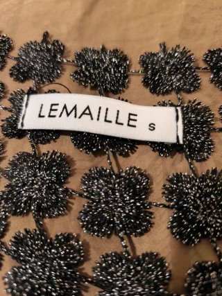 Chaleco Lemaire plateado brillante fiesta