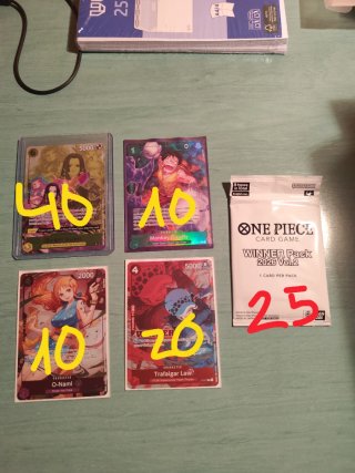 Cartas One Piece TCG - precios foto