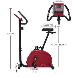 Bicicleta Estática Deluxe 3 - 8 Intensidades