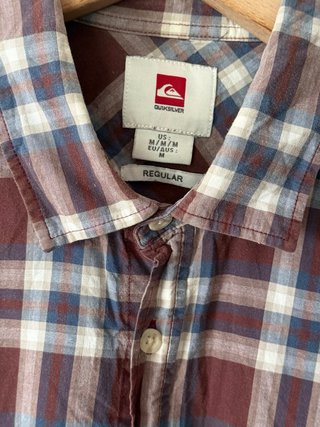 Camisa Quiksilver cuadros hombre M