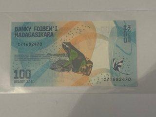 MADAGASCAR 100 Ariary Banconota