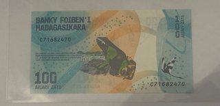MADAGASCAR 100 Ariary Banconota