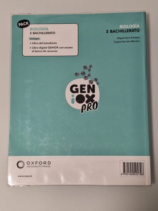 BIOLOGÍA 2 - Libro texto 2º Bachillerato (Oxford)