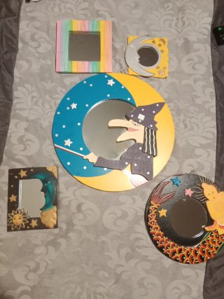 Set di 5 Specchi Decorativi