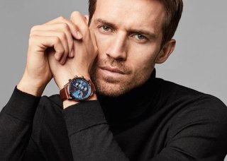 Reloj Hugo Boss Azul y Dorado Nuevo