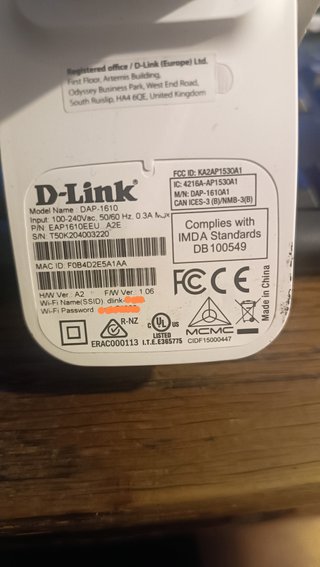 D-Link DAP-1610 Extender WiFi