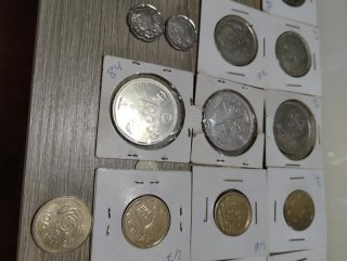 Lote de monedas antiguas