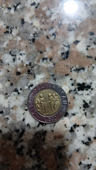 500 lire Vaticano 1994 Cristianesimo e solidarietà