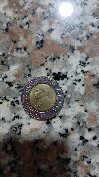 500 lire Vaticano 1994 Cristianesimo e solidarietà