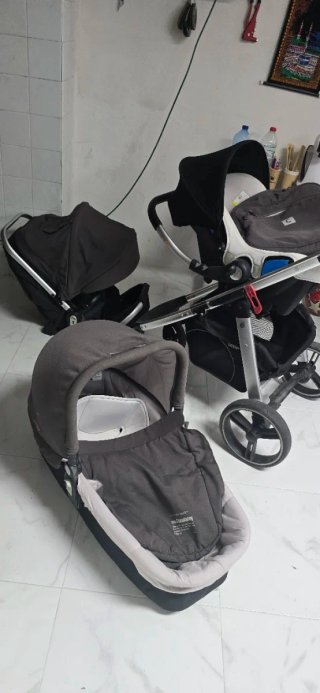 Carro de bebé 3 piezas