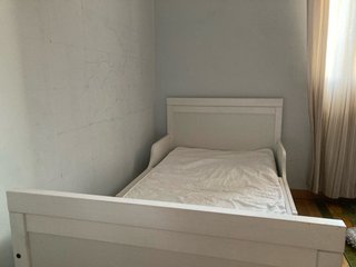 Cama extensible SUNDVIK blanca 80x200 cm