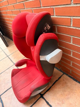 Silla coche Cybex Pallas M-Fix Roja 1-2-3