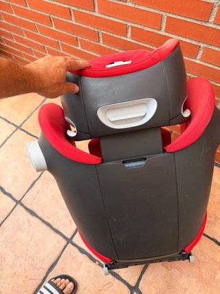 Silla coche Cybex Pallas M-Fix Roja 1-2-3