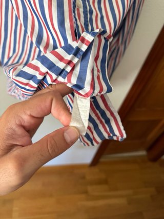 Camisa Rayas Azul y Rojo Paul & Shark XXL