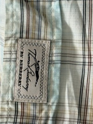 Camisa de cuadros manga corta Thomas Burberry M
