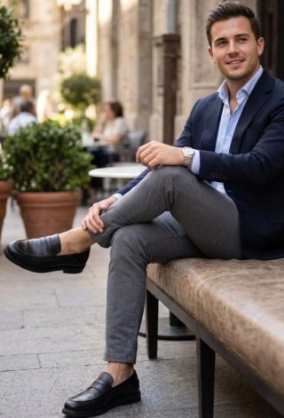 Zapatos Mocasines Pedro del Hierro Penny Loafer.