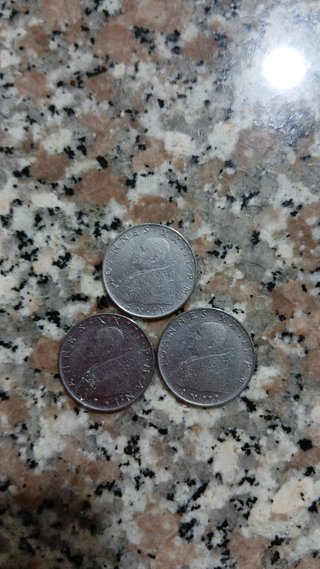 Lotto 3x 100 lire Vaticano 1959, 1960 e 1961