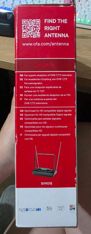 Antena Interior One For All SV9015 HDTV