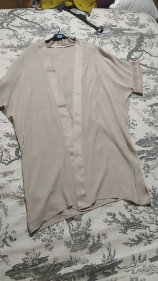 Chaqueta moderna beige talla L