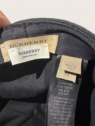 Cappellino Burberry KINGDOM Nero