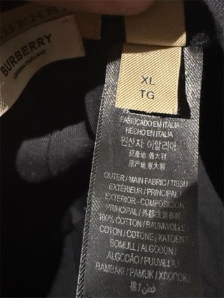 Cappellino Burberry KINGDOM Nero