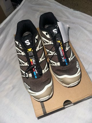 Salomon XT-6 Recut Beige/Marrón