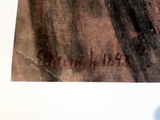 Lámina "El Grito" de Edward Munch del Museum 1996
