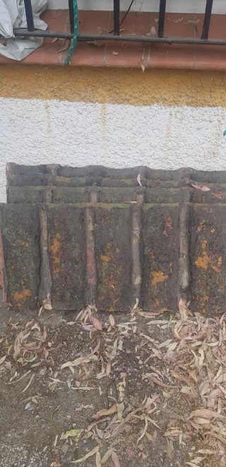 4 tramos tejas imitación antiguas