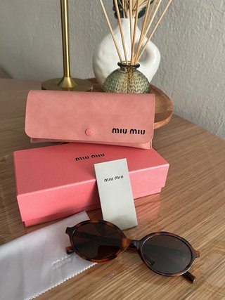 Gafas de sol Miu Miu ovaladas carey