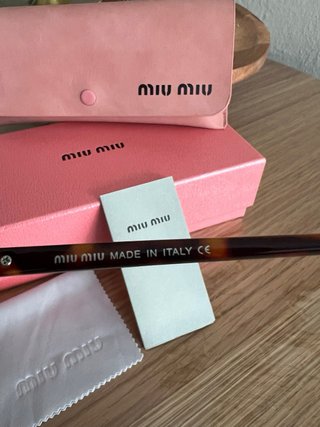Gafas de sol Miu Miu ovaladas carey