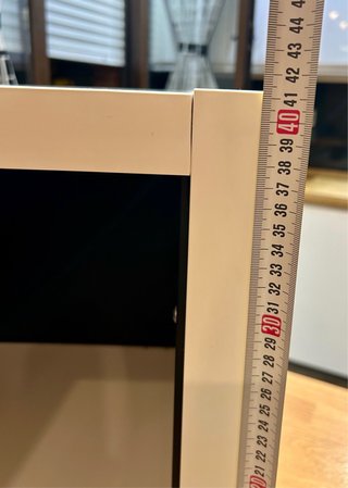 Estantería Kallax Ikea Negra y Blanca