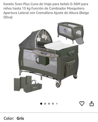 Cuna de viaje Lionelo Sven Plus