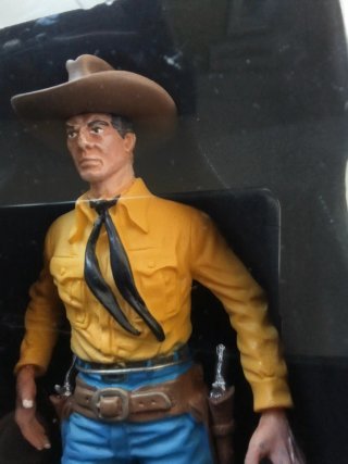 Tex action figure in resina nuova vintage