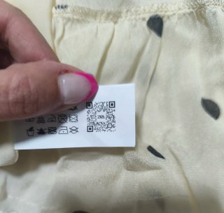 Vestido midi lunares volantes ZARA Talla L