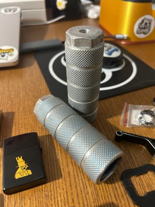 clavijas (pegs) de aluminio para bicicleta BMX