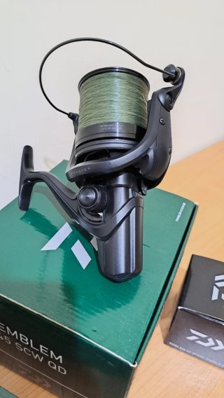 Coppia di mulinelli Daiwa Emblem 35 e 45 SCW QD