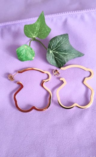 Pendientes Silueta Oso