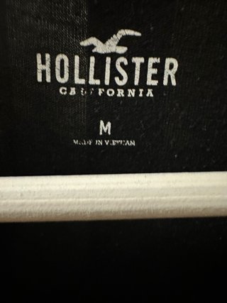 Camiseta Hollister Negra Talla S