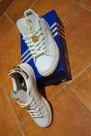Tenis Adidas Stan Smith x Bape 30th Aniversario