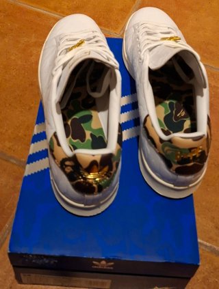 Tenis Adidas Stan Smith x Bape 30th Aniversario